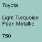 Preview: Toyota, Light Turquoise Pearl Metallic, 750.